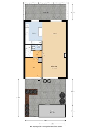 Floorplan - Eduard Künnekehof 21, 3543 HT Utrecht